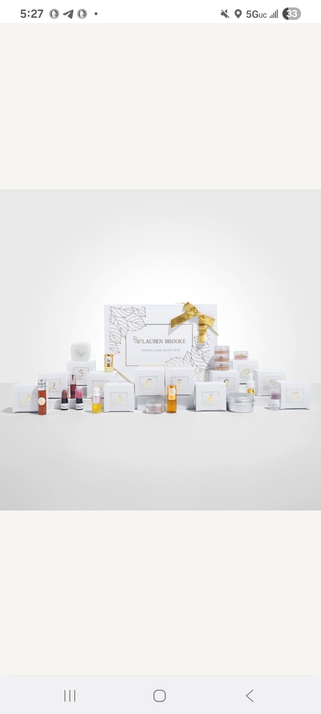 2025 Advent Organic Beauty Box