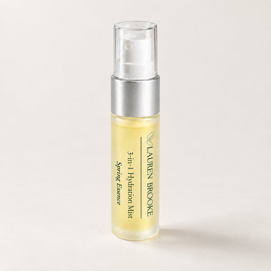 Lauren Brooke Cosmetiques Organic 3-in-1 Hydration Mist Travel Size — Spring Essence spray bottle