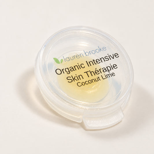 Lauren Brooke Cosmetiques Organic Intensive Skin Thérapie Sample — Coconut Lime sample pot