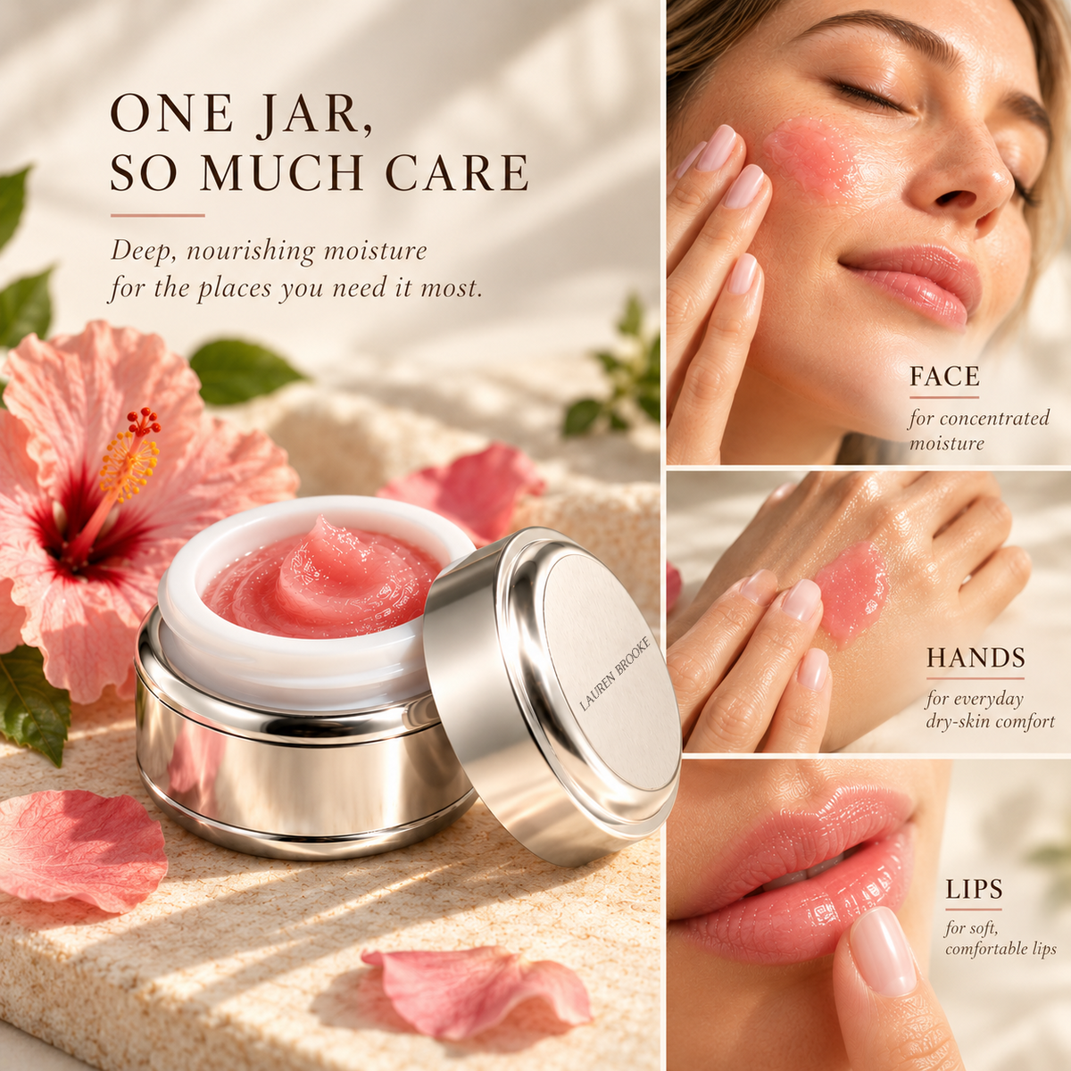 Organic Intensive Skin Thérapie moisturizing balm for dry face, hands and lips