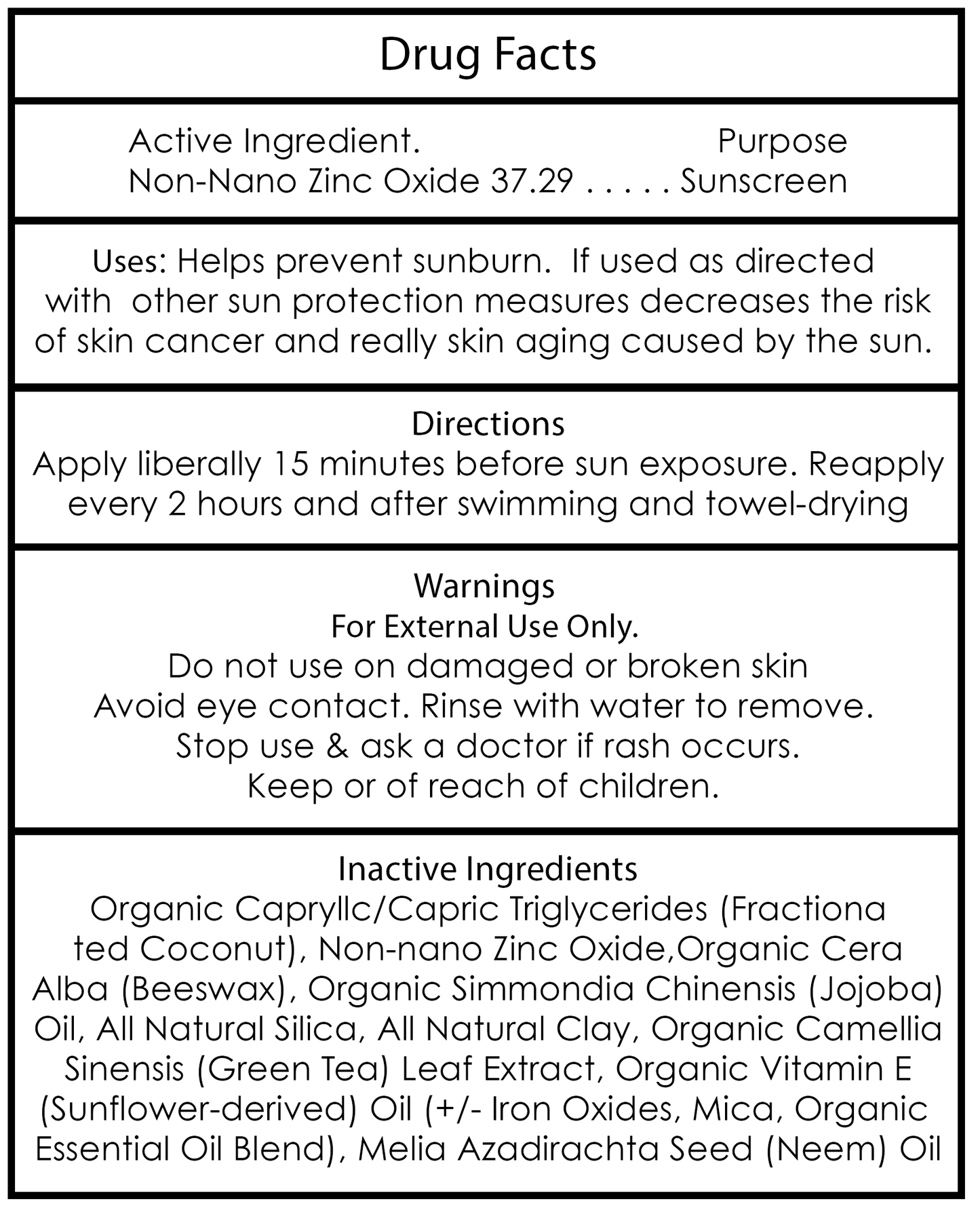 Tinted Mineral Sunscreen