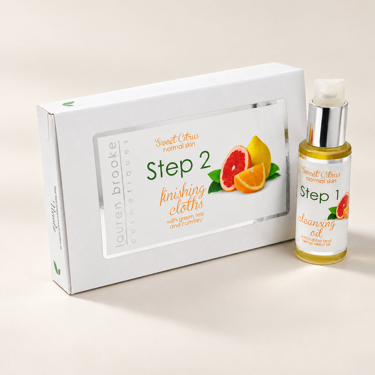 Lauren Brooke Cosmetiques Two Step Cleansing System - Revitalizing Sweet Citrus