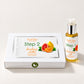 Lauren Brooke Cosmetiques Two Step Cleansing System Revitalizing Sweet Citrus with cleansing oil and finishing cloths