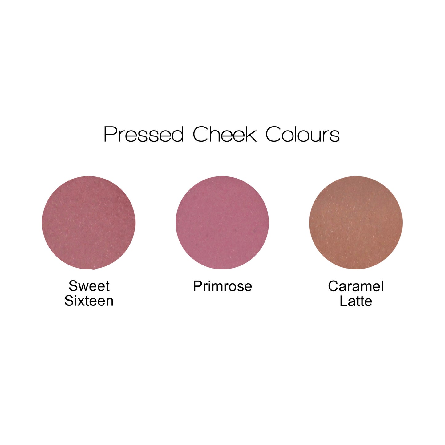 Pressed Cheek Colour Samples