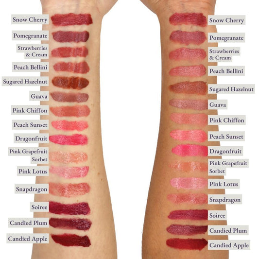 ColourFusion Lip Glaze Samples